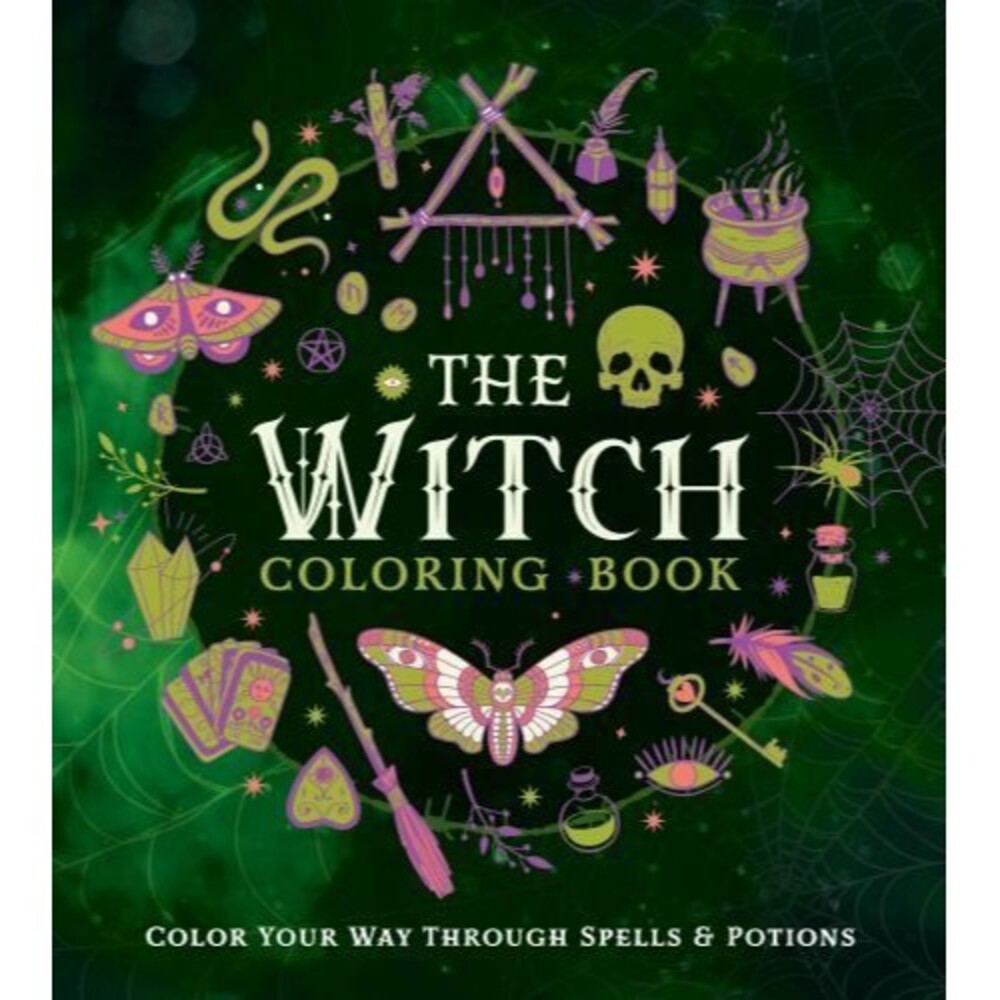 The Witch‎ Coloring Book: Color Your Way Through Spells and Potions (Creative...